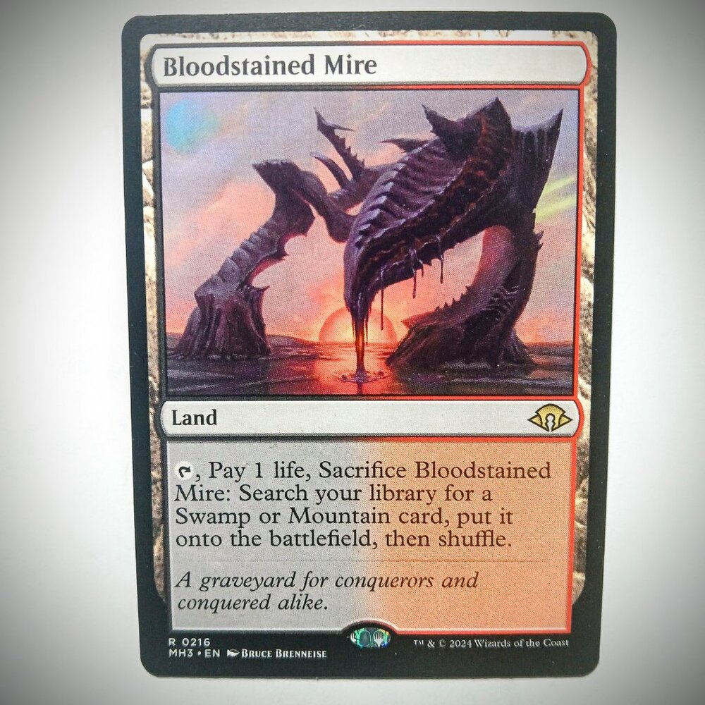 MTG ​Magic the Gathering Rare Bloodstained Mire Card